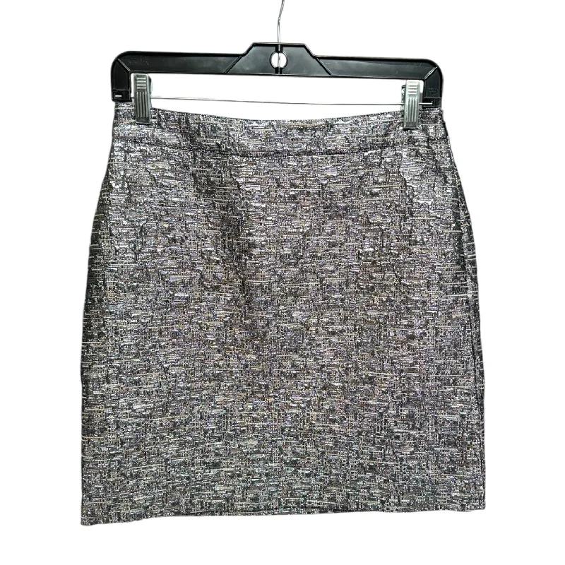 Metallic Skirt Mini & Short By Banana Republic In Multi-colored, Size: 0