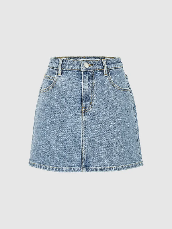 Mini Denim Skirt