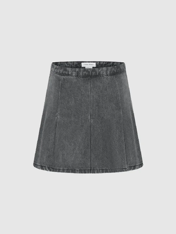 Mini Denim Skirt