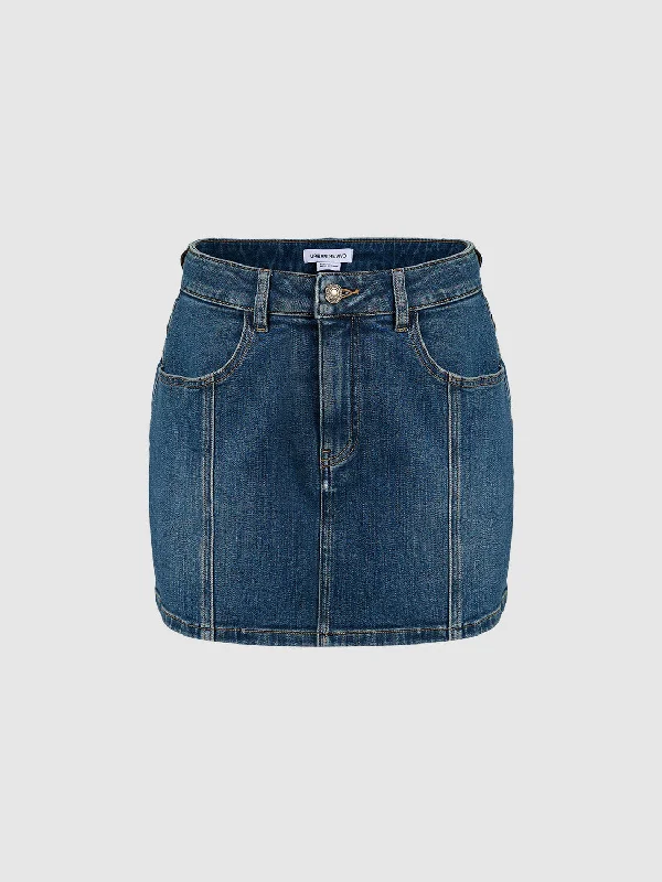 Mini Denim Skirts
