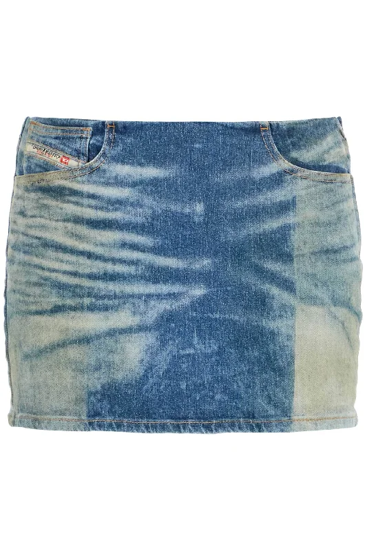 mini skirt by de-p A16920 007W8 DENIM