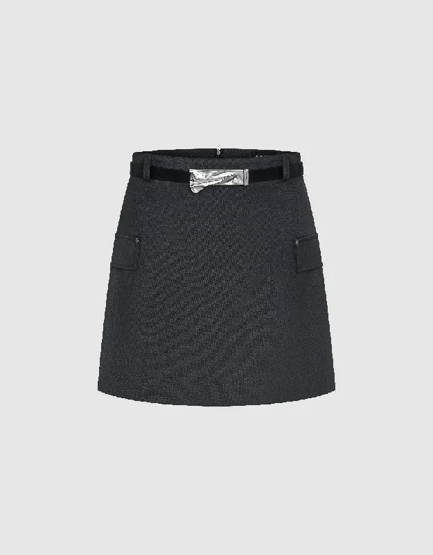 Mini Straight Skirt