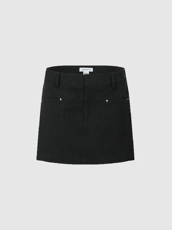 Mini Straight Skirt