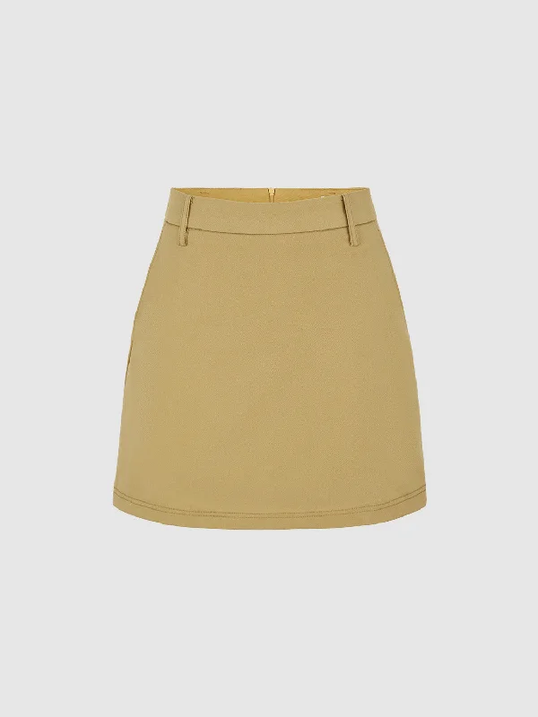 Mini Straight Skirt