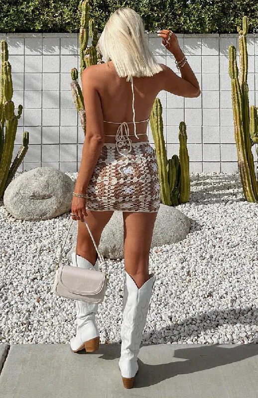 New Rules Mini Skirt Nude