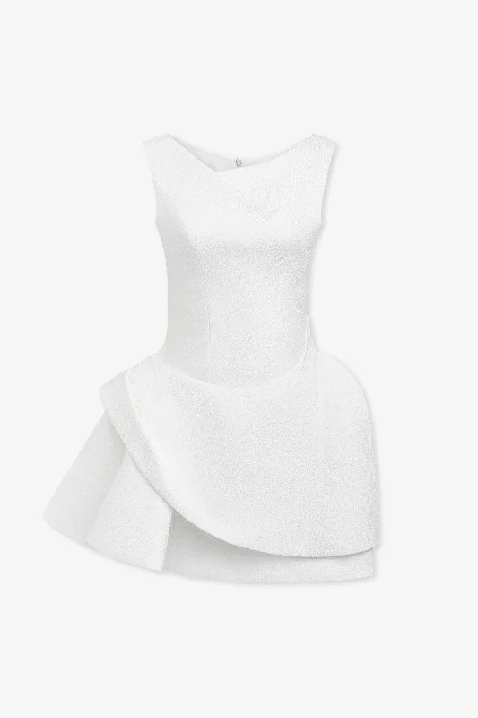 SALE | Peplo Tweed Mini Dress