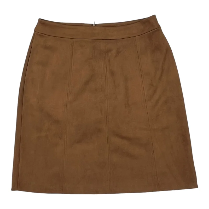 Skirt Mini & Short By Lane Bryant In Brown, Size:16