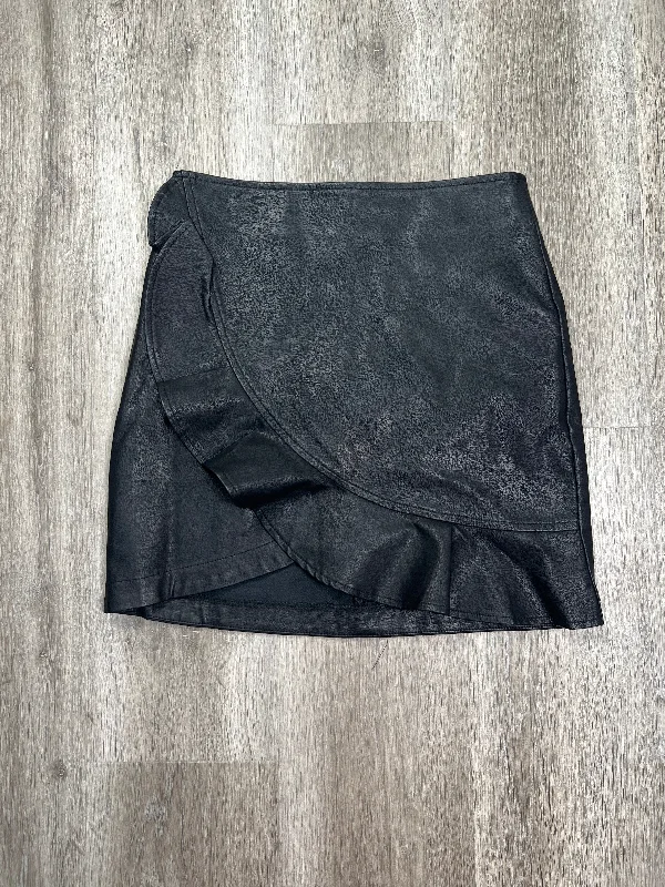 Black Skirt Mini & Short Olivaceous, Size S