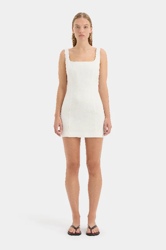 Iris Tie Mini Dress